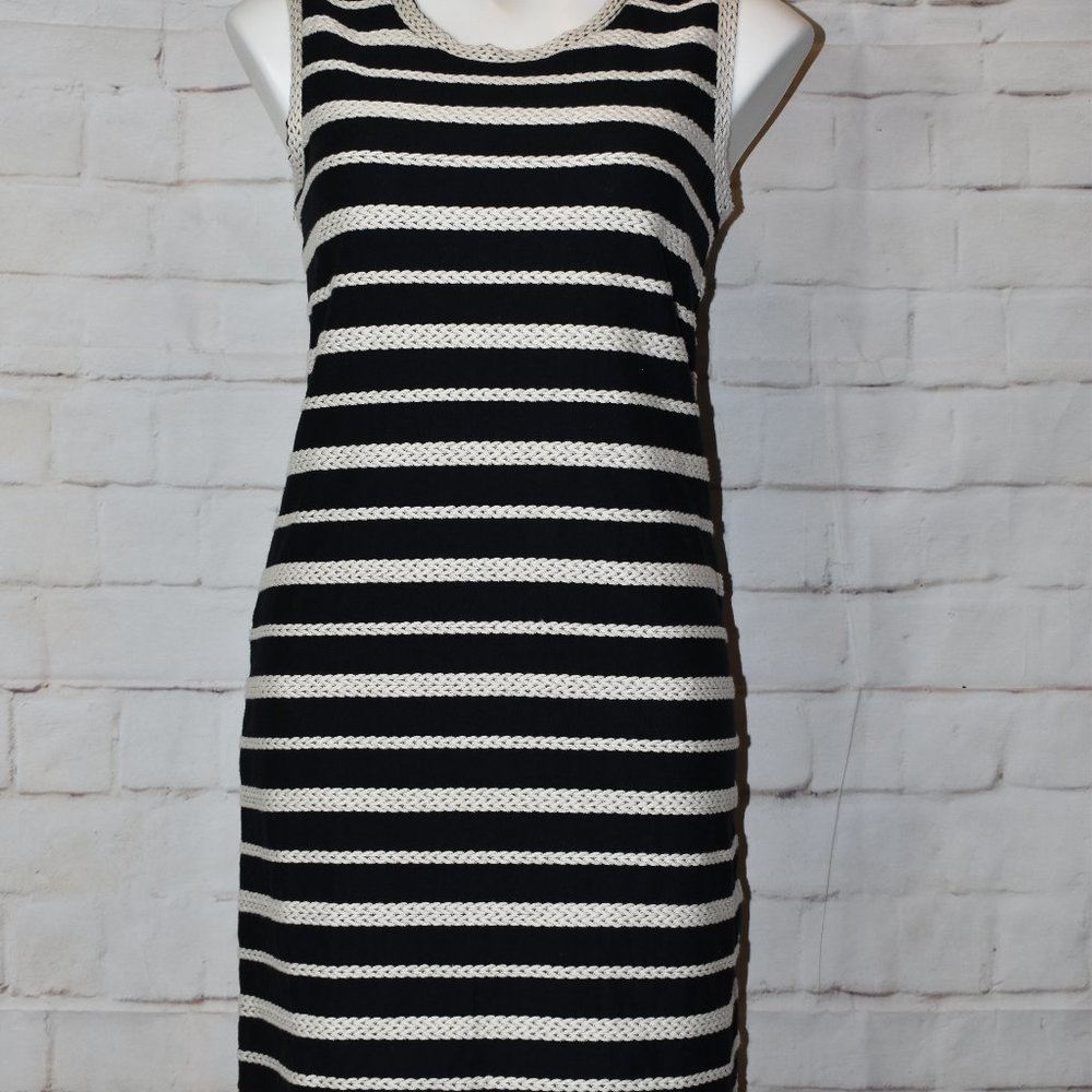 Max Studio Women's Dress Chunky Embroidered Stripe